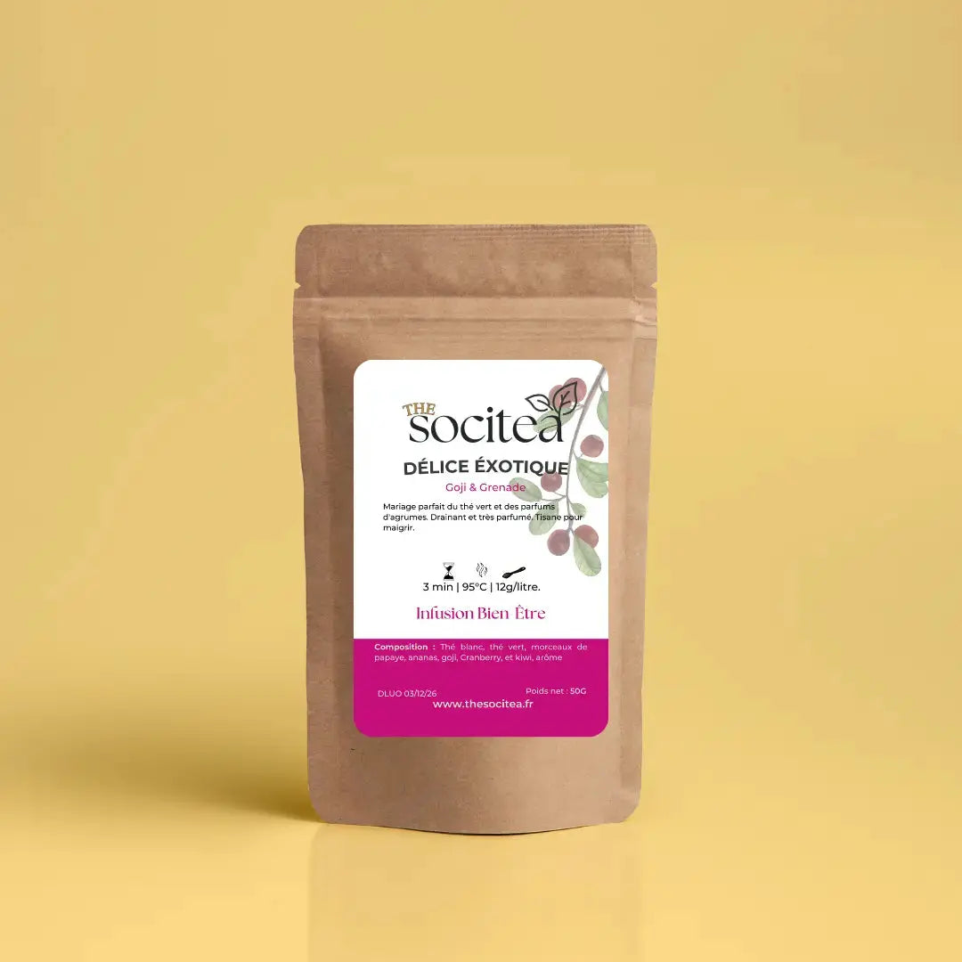 DÉLICE EXOTIQUE | Goji, Grenade & Cranberry The Socitea