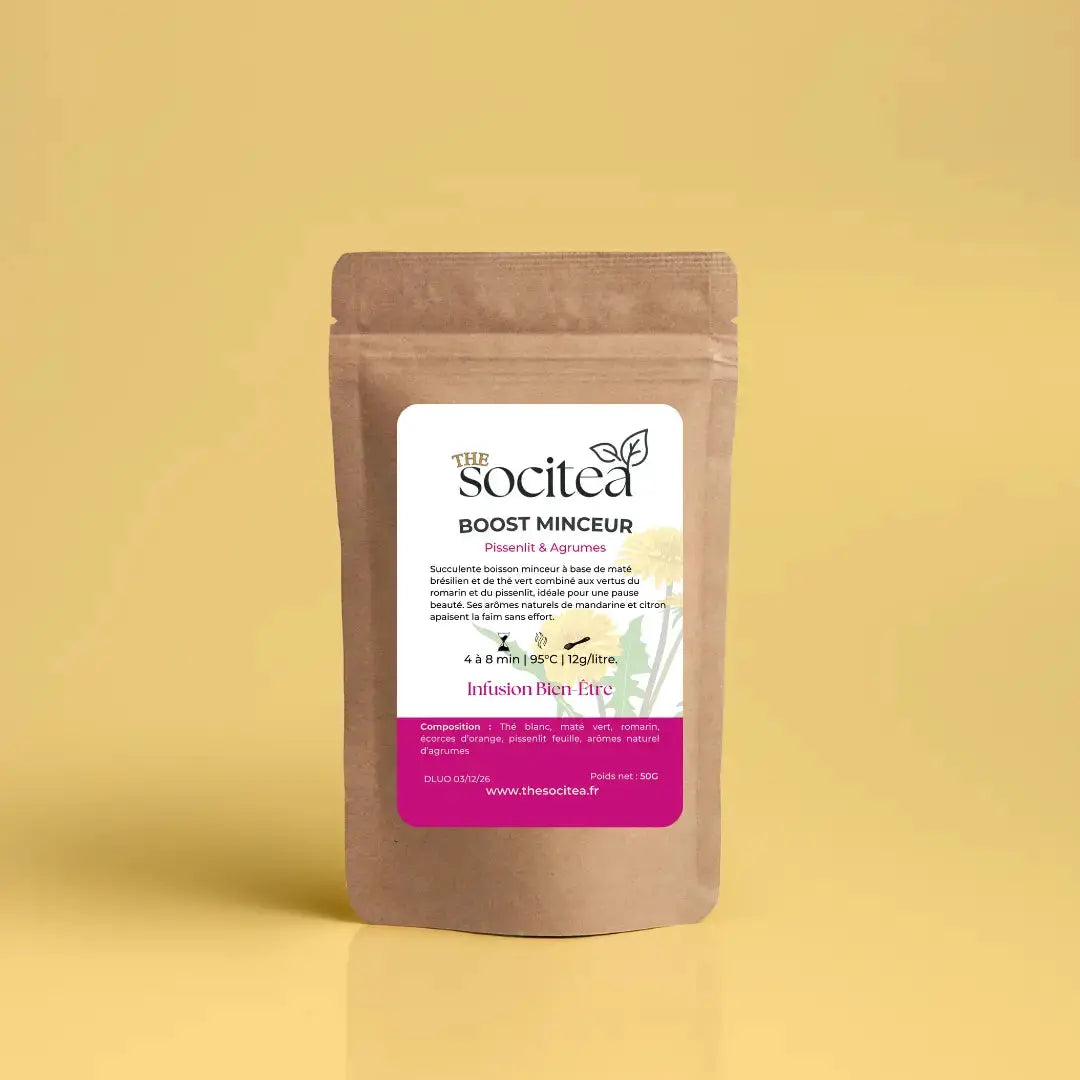 BOOST MINCEUR | Maté, Pissenlit & Agrumes The Socitea