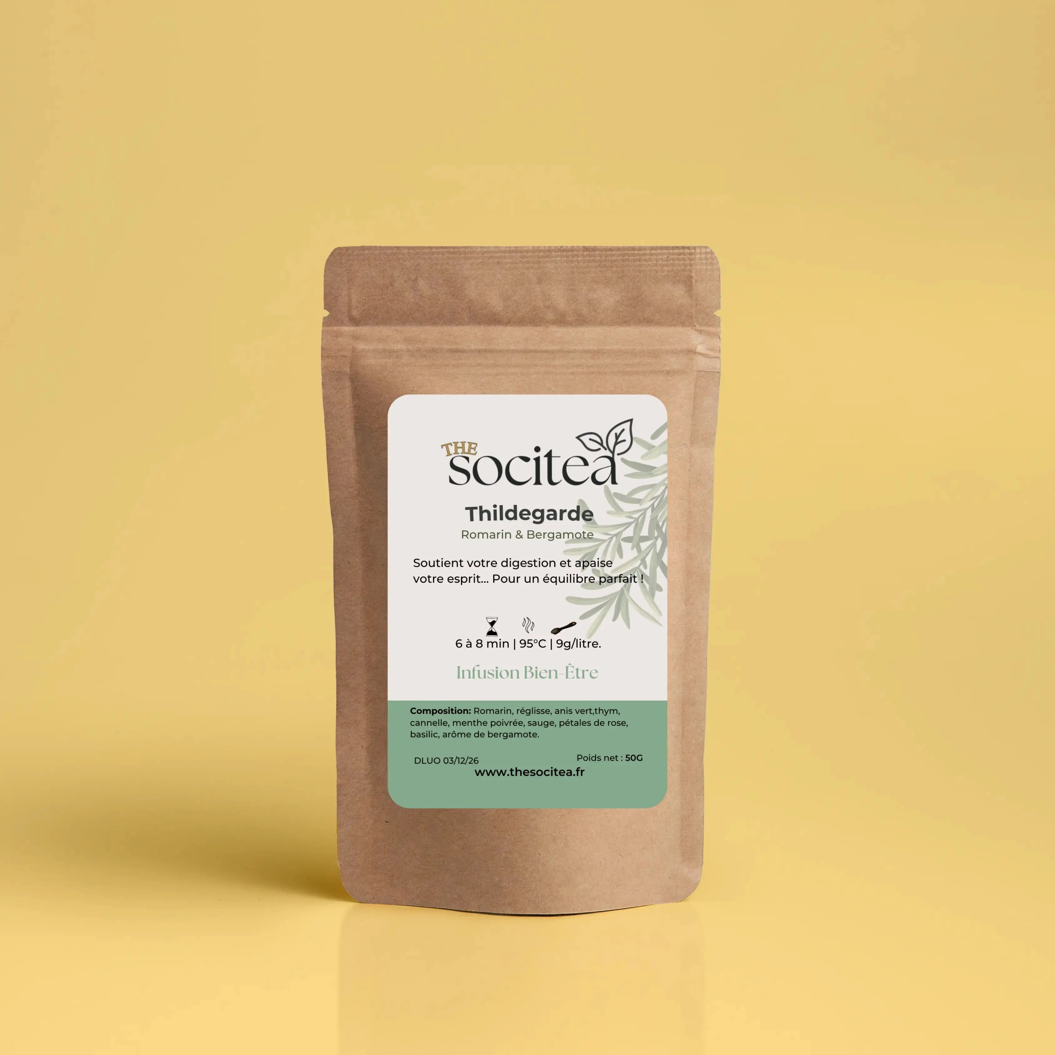 Thildegarde - Infusion Bien-Être Digestif et Relaxation The Socitea